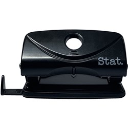 Stat Hole Punch 2 Hole Small 10 Sheet Capacity Plastic Black