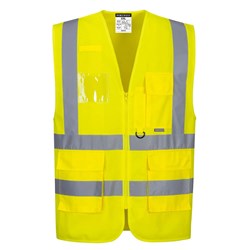 Portwest Hi-Vis Executive Vest XS Yellow