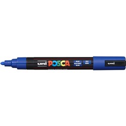 Uni Posca PC-5M Paint Marker Medium 2.5mm Bullet Tip Blue