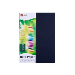 Quill Colour Copy Paper A4 80gsm Black Pack of 100