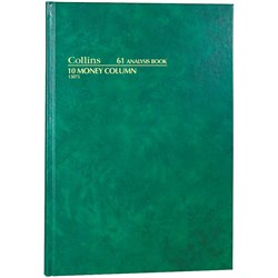 Collins Analysis 61 Series A4 10 Money Column Green