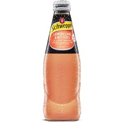 Schweppes Lemon Lime & Bitters Classic Mixers 300ml Glass Bottle Pack Of 24