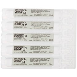 First Aider's Choice Saline Eye Wash Pods 15 ml Pack Of 5