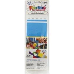 Alpen Tyvek Wristbands Bright Blue Pack of 100