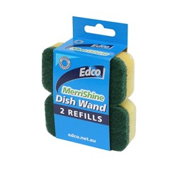 Edco Merrishine Dish Wand Refills 2 Pack